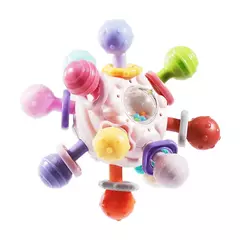 Desenvolvimento De Silicone Chocalho Teether Brinquedos, Montessori, Puxar Cordas Jogos, 1 Ano Brinquedos De Dentição Para Bebês, 6 12 Meses