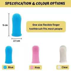 1pc cão super macio pet dedo escova de dentes limpeza mau hálito cuidados não tóxico silicone escova de dentes ferramenta cão gato suprimentos - loja online