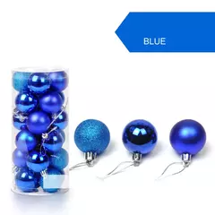 Imagem do Christmas Tree Bauble Pendurado Ornamento para Decoração de Casa, Xmas Ball, Pendant Balls, Party Decor, 30mm, 24Pcs