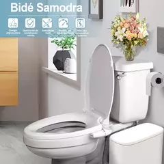 Imagem do SAMODRA-Pulverizador não elétrico do bidé do bocal duplo, assento do toalete, acessórios do banheiro, chuveiro higiênico, mão direita e esquerda