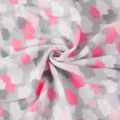 Imagem do Cobertor de fraldas de flanela supermacio do bebê, Envoltório recém-nascido, 100% algodão, Swaddle impressão, 76x76cm, 4Pc Pack