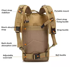 Classic Tactical Camouflage Nylon Backpack, Travel Sports Bag, Escalada ao ar livre, caça, pesca, caminhadas, 3P Pack - Wolf Magazine