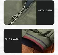 Jaqueta casual dupla face masculina, casaco de gola alta, jaquetas da moda, nova chegada - comprar online