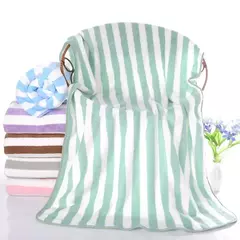 Imagem do A toalha de praia ajusta-se para o hotel Spa, toalhas de banho desecagem, natural ultra absorvente Eco-amigável, 70*140cm
