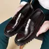 Sapatos de barco mocassins de couro masculino, mocassins casuais com vestido, marca de luxo