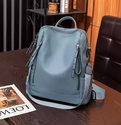 Mochila de couro genuíno para mulheres, mochila de viagem mochilas escolares de alta qualidade, bolsa de ombro casual, nova moda, 2023 na internet