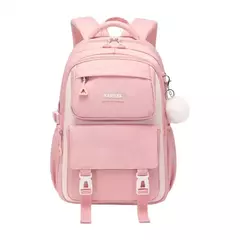 School Bag Set Inclui Study Bag e Pencil Case, Mochila de grande capacidade, Charme impermeável dos desenhos animados, Mochila de viagem ao ar livre, 3 pcs - loja online