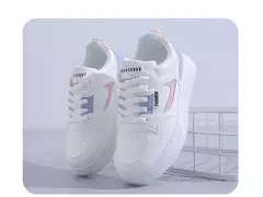 Tênis de plataforma casual feminino, combina com tudo, tênis esportivo, corrida, academia, designer, sapatilhas, novo, primavera, 2022 na internet
