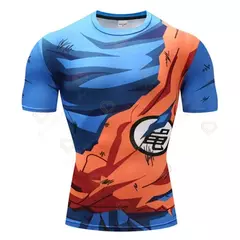 Camisas de Compressão de Secagem Rápida para Homens, Anime Goku Camisetas, Manga Curta, Vegeta Cosplay Costume Tops, Dragon Ball Z - loja online