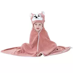 MICHLEY-toalhas de banho com capuz para criança, roupão macio, cobertor swaddle de sono quente, chuveiro para meninos e meninas, recém-nascido 0-9T - loja online