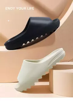 Imagem do Sapatos domésticos monocromáticos unissex, sandálias macias para homens e mulheres, chinelos para casal, chinelos, interior, verão, moda