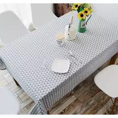 mesa decoração cozinha Festa de casamento retangular toalha de mesa xadrez impresso padrão de mesa de jantar capa de mesa cozinha decoração para casa toalha de mesa capa