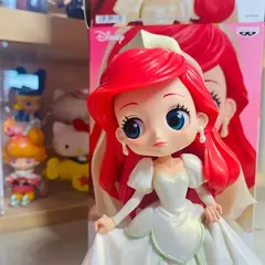 Bandai anime disney princesa elsa ariel alice neve branca q posket presentes de natal ou coleção genuína figura de ação modelo brinquedos - Wolf Magazine
