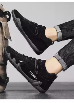 Esportes ao ar livre dos homens caminhadas sapatos quatro temporada novo anti deslizamento conforto sapatos de trabalho moda juventude casual sapatos na moda tênis masculinos - Wolf Magazine