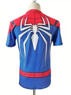Imagem do Digital 3D super-herói t-shirt para homens, cross-border, roupas esportivas, top apertado, fitness, roupas de aranha