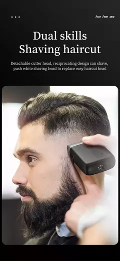 Fang Braun barbeador elétrico para homens, aparador de barba portátil aparador de cabelo, máquina de barbear recarregável original M1900 na internet