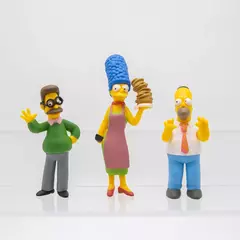 Nj croce retro nostálgico simpsonns fio dobrado série família boneca personagem figura modelo brinquedos figura de ação para crianças presentes - Wolf Magazine