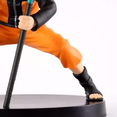 12cm anime shippuuden naruto figura personagem global popularidade classificação narutop99 transportando bandeira modelo brinquedo presente figura de ação - comprar online