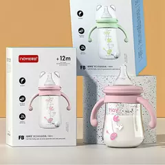 Multi-Purpose Baby Bottle, Water Cup Set, Silicone Chupeta, grande capacidade, PP, suprimentos de alimentação, 300ml - loja online