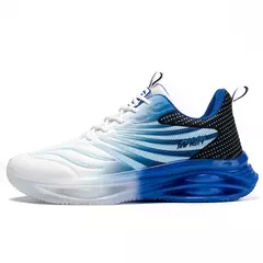 Altura de sola grossa masculina aumentando tênis, calçados esportivos, respirável, antiderrapante, casual, corrida, malha, andar - comprar online