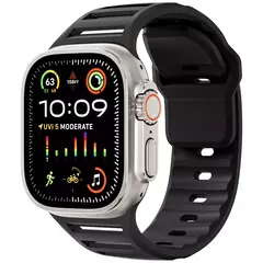 Pulseira de Silicone Esportiva para Apple Watch Band, Ultra, 49mm, 45mm, 44mm, 42mm, Pulseira de Relógio, iWatch Series 9, 8, 7, 6, SE, 5, 4 - Wolf Magazine