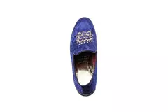 Sapatos de couro de camurça para homens, sapatos de casamento, sapatos baixos Oxford, mocassins bordados, tamanho grande, alta qualidade, designer, luxo, festa - comprar online