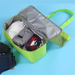 Grande bolsa de malha transparente de camada dupla para mulheres, alta capacidade, preservação de calor, piquenique, praia, bolsa, escritório, almoço, lanches, bolsa - loja online