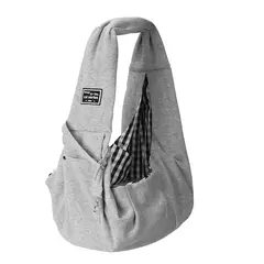 Bolsa transportadora de cachorrinhos de estimação gatos filhote de cachorro viagem ao ar livre bolsa de ombro de algodão único conforto estilingue bolsa tote na internet