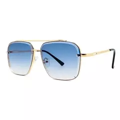Imagem do Óculos de sol piloto quadrado masculino e feminino Flight Seven Rock, estilo Mach 6, gradiente, design de luxo, moda, 2022
