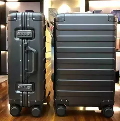 Mala De Carrinho De Alumínio Completo, Mala Anti-Roubo, De Grande Capacidade, Durável TSA Bloqueio, Conjunto De Bagagem De Viagem Para O Exterior - comprar online