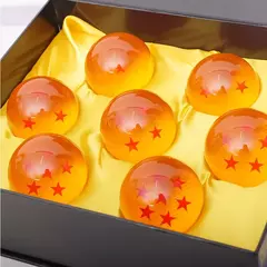 Dragon Ball 7 Pçs/set 1:1 Cristal 3.5cm Figura de Ação Brinquedos Invocar Shenron Desejando Coleção Anime Modelo Presente na internet