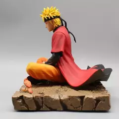 Imagem do Uzumaki naruto anime figura naruto ação estatueta 16cm sentar na meditação postura estátua tela decoração colecionável anime brinquedos presente