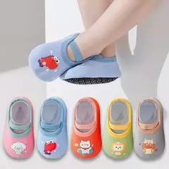 Meias internas quentes antiderrapantes para crianças, sapatos de bebê, meninos e meninas, parque de diversões, jardim de infância, bebê - comprar online