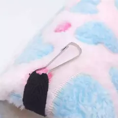 Coração de pelúcia pet hamster ninho para pássaros casa quente confortável inverno papagaio rede caverna gaiola cabana tenda pet gaiola acessórios - loja online