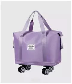 Imagem do Bagagem expansível roda universal, grande capacidade, separação seca e úmida, leve, saco de armazenamento para viagens e fitness