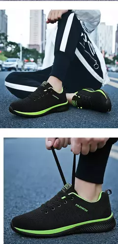 Tênis casuais masculinos tênis de corrida masculino rendas-up leve confortável respirável tamanho grande 46 sapatos de caminhada atléticos para homem