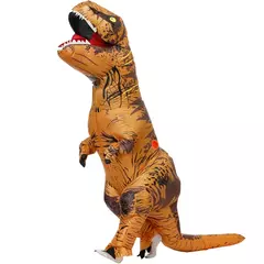 Trajes de dinossauro inflável t-rex cosplay anime explodir festa traje de halloween para mulher homem criança adulto crianças mascote