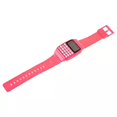 infantil silicone data multiuso calculadora eletrônica relógio pulso - comprar online