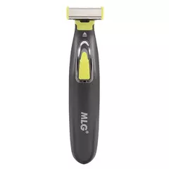 Barbeador elétrico para homens, aparador de barba lavável, lâmina de barbear úmida e seca, máquina de barbear, recarregável - loja online