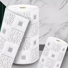 Auto-adesivo Antique Foam Brick Wallpaper, 3D Wall Sticker, impermeável, Sala, - comprar online