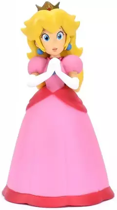 Imagem do Super mario bros boneca yoshi pêssego princesa sapo figura de ação brinquedos mario luigi crianças presente aniversário natal decoração do bolo modelo