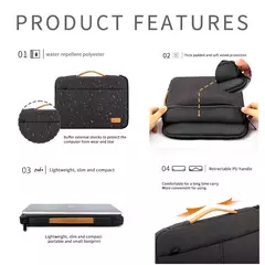 Laptop Sleeve bag 14 15.6 Polegada Notebook Bolsa Para Macbook HP Dell Acer À P