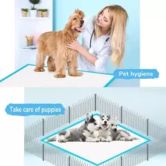 Imagem do Fralda super absorvente para animais de estimação, fralda grossa para xixi, secagem rápida, descartável, tapete de urina para gatos, fraldas para cães, desodorante, suprimentos para animais de estimação