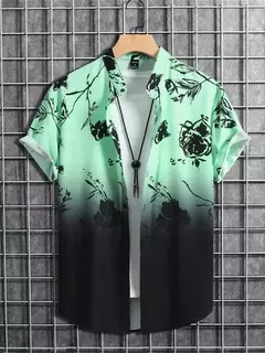 Camisa de praia de manga curta masculina, estampada flores 3D, tops respiráveis, festa ao ar livre, verão, novo, S-5XL, 2022 na internet