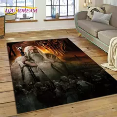 3D L-Senhor dos Anéis filme HD tapete, decoração antiderrapante para sala de - Wolf Magazine