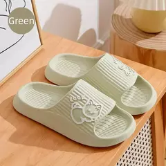 Flip-flops para mulheres, sandálias de praia, chinelos de banho, plataforma grossa, slides para senhoras, interior, exterior, verão, 2022 - loja online