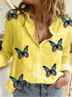 Blusa de linho de algodão vintage feminina, camisa manga comprida, tops femininos de qualidade, primavera e outono - comprar online