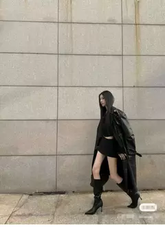 Botas femininas plissadas pontiagudas de cano alto, botas de salto fino na moda, botas longas abaixo do joelho, outono, 2024 - comprar online