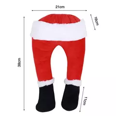 Decoração De Natal De Perna De Elfo De Papai Noel, Perna De Pelúcia, Ornamentos Pendurados, Decoração De Porta, Decoração De Casa, 2024 - loja online