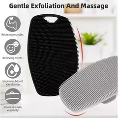 Soft Silicone Esfoliante Escova, Rub Voltar, Limpeza Corporal, Scrubber, Chuveiro, Massagem Suprimentos de Banho, 1Pc na internet
